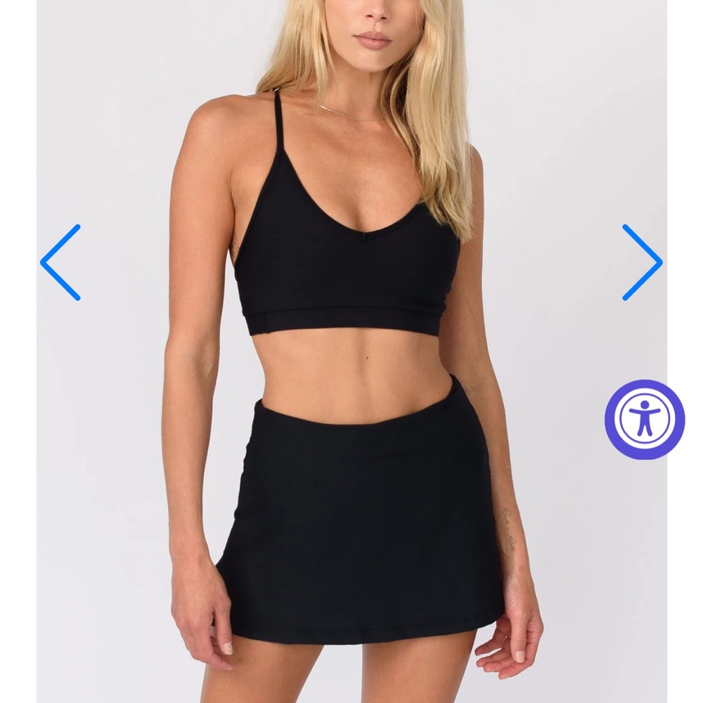 NWT Skatie Black Naomi Skirt/Skort Medium
